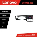 Navigație Android Jeep Wrangler 2014-2016 QLED 2K, 8 Core, 4GB+64GB, 360