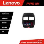 Navigație auto Mitsubishi ASX Lenovo Pro 2K QLED 8GB+256GB Android 360