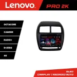 Navigație Android Mitsubishi ASX 2017-2021 facelift QLED 2K 8GB+256GB Lenovo