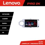 Navigație Toyota Yaris 2010-2018 Lenovo QLED 2K 4+64GB Android