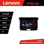 Navigație Ford Ranger Lenovo 2K QLED 8GB+256GB Android cu 360 și 4G
