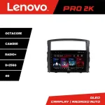 Navigatie Android Lenovo pentru Mitsubishi Pajero 2006-2018, QLED 2K, 8+256 GB