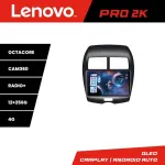 Navigație Android Lenovo 2K QLED 12+256 pentru Mitsubishi ASX