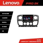 Navigație Android Opel Movano și Renault Master 2010-2021 2K 8+256GB