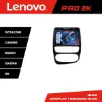 Navigație Renault Clio 4 Lenovo QLED 2K, 12+256GB, Android, 360
