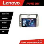 Navigație Android Toyota Prado 2010-2013 Lenovo QLED 2K 12GB+256GB 360