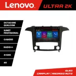 Navigatie Android Ford S-Max Lenovo QLED 4GB+64GB cu Waze si 360