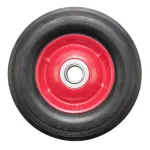 Roata pentru carucior 7x1.5 din cauciuc brut, cu rulment