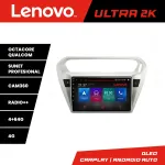Navigație Android Lenovo pentru Peugeot 301 și Citroen C-Elysée, QLED 4+64GB