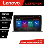 Navigație auto universală 2DIN Lenovo QLED 8 core, 4GB RAM, 64GB, 360