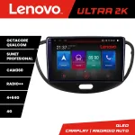 Navigație Hyundai i10 2007-2013 Android QLED 4+64GB 4G GPS Lenovo