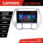 Navigație Hyundai i20 2011-2014 Android QLED 4+64GB GPS 360 Lenovo