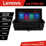Navigație Audi Q3 2011-2018 Android QLED 4+64GB CarPlay GPS Lenovo
