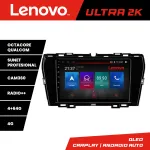 Navigație Android Lenovo QLED 4+64GB pentru SsangYong Tivoli 2020+