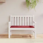 Pernă de bancă de grădină, roșu, 120x50x4 cm, textil oxford GartenMobel Dekor