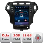 Navigație Tesla Ford Mondeo 2007-2010 cu GPS 4G, CarPlay și Android Auto