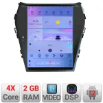 Navigatie Tesla Hyundai Santa Fe 2012-2018 cu CarPlay, Android Auto si GPS