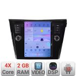 Navigație Tesla Nissan X-Trail 2013-2018 cu GPS, CarPlay, Android Auto 2GB+32GB