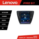 Navigație auto Skoda Octavia 3 QLED 9.7 inch, 8 Core, 4GB+64GB, 4G