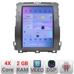 Navigație Tesla Toyota Prado J120 low cu GPS, CarPlay, Android Auto, 2GB+32GB