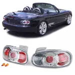 Pereche de stopuri din sticlă clară cu crom, potrivite pentru Mazda MX5 NB 1998-2005 Performance AutoTuning
