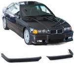 Set colțuri spoiler GT Evo cu flapsuri negre, buza spoilerului potrivită pentru BMW E36 90-98 M3 Performance AutoTuning