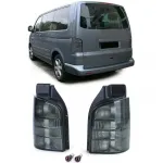 Set de stopuri cu sticlă clară și fum negru, potrivit pentru VW Bus T5 2003-2009 cu hayon Performance AutoTuning