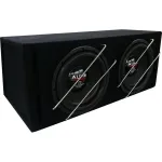 Subwoofer pasiv Audio System cu incinta bass reflex, 1200 W RMS, 2x12 inch