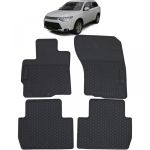Set Premium de Covorașe din Cauciuc pentru Podea Negru pentru Mitsubishi Outlander 12-15 Performance AutoTuning