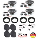 Difuzoare auto dedicate Audi A1, Q2, Q3 pentru usi fata si spate, 480 W max