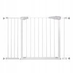 Poarta de siguranta Safety Gate pentru scari, ajustabila 111-120 cm, din otel, alba Household NewTrend