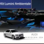 Kit lumini ambientale Audi A4 B9 2016-2024, 35 zone, control telefon