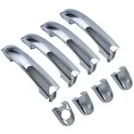 Set de 4 mânere exterioare de ușă din crom pentru înlocuire, potrivit pentru VW Bus T5 03-09 Multivan Performance AutoTuning