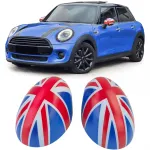 Capace oglinzi Union Jack alb albastru roșu potrivite pentru Mini F54 F55 F56 F57 13-18 Performance AutoTuning
