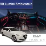 Kit lumini ambientale BMW Seria 5 F07 2010-2016, control telefon sau OEM