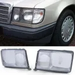 Pereche de difuzor pentru lentile de far stânga și dreapta, potrivită pentru Mercedes W124 89-93 Performance AutoTuning