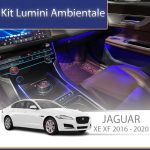 Kit lumini ambientale Jaguar XE/XFL 2016-2020, control din telefon sau sistem original