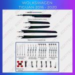 Lumini ambientale RGB pentru VW Tiguan 2016-2021, control telefon sau OEM