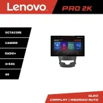 Navigație Android Lenovo PRO 2K 13 inch pentru SsangYong Korando 2014-2019