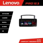 Navigație Android Mitsubishi Pajero 2006-2018 Lenovo PRO 12.3 inch QLED 8+256GB 4G