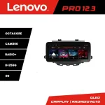 Navigatie Opel Astra K Lenovo PRO 12.3 inch QLED Android 8+256GB 4G