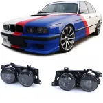 Set faruri fumuriu negru potrivit pentru BMW Seria 5 E34 88-95, Seria 7 E32 88-94 Performance AutoTuning