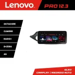 Navigație Android Lenovo PRO 12.3 inch QLED pentru Kia Ceed 2012-2018, 8+256GB, 4G