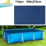 Coperți solare pentru piscină 550x275cm, încălzitor de piscină, folie solară, 115µm, albastru-negru Performance AutoTuning
