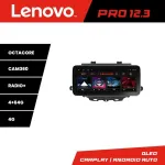 Navigație Android Lenovo PRO 12.3 QLED 4G pentru Opel Astra K, 4GB+64GB