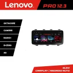 Navigație Toyota Auris 2013-2017 Lenovo PRO 12.3 QLED 8GB+256GB 4G