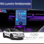 Kit lumini ambientale Ford Mach-E 2021-2024, set complet cu control din telefon