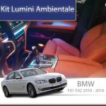 Kit lumini ambientale dedicate BMW Seria 7 F01/F02 2010-2016 cu control din telefon