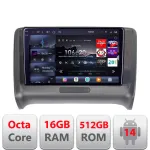 Navigație Audi TT 2004-2011 Edotec QLED 2K, 16GB RAM, 512GB, Android