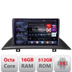 Navigatie BMW X3 2004-2012 Edotec Kit-083 8 core QLED 2K 16+512GB 360 Android Waze USB Navigatie Internet Youtube Radio